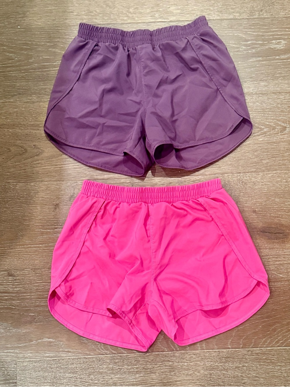 All in Motion Running Shorts - Purple & Hot Pink XL (14/16)